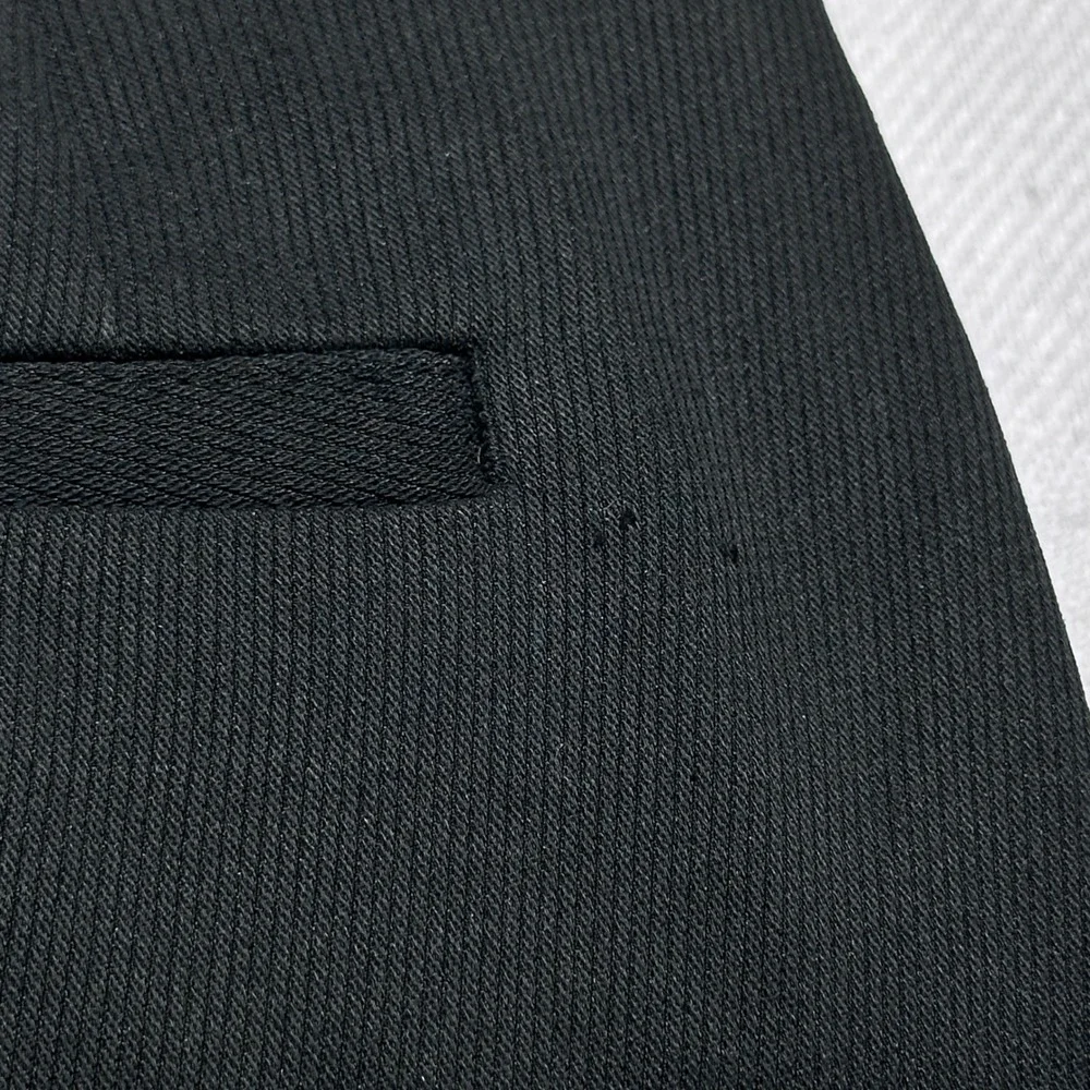 Coppley Dress Pants Men 42R Miami Flat Front Cuffed Microfiber Poly Tencel Black